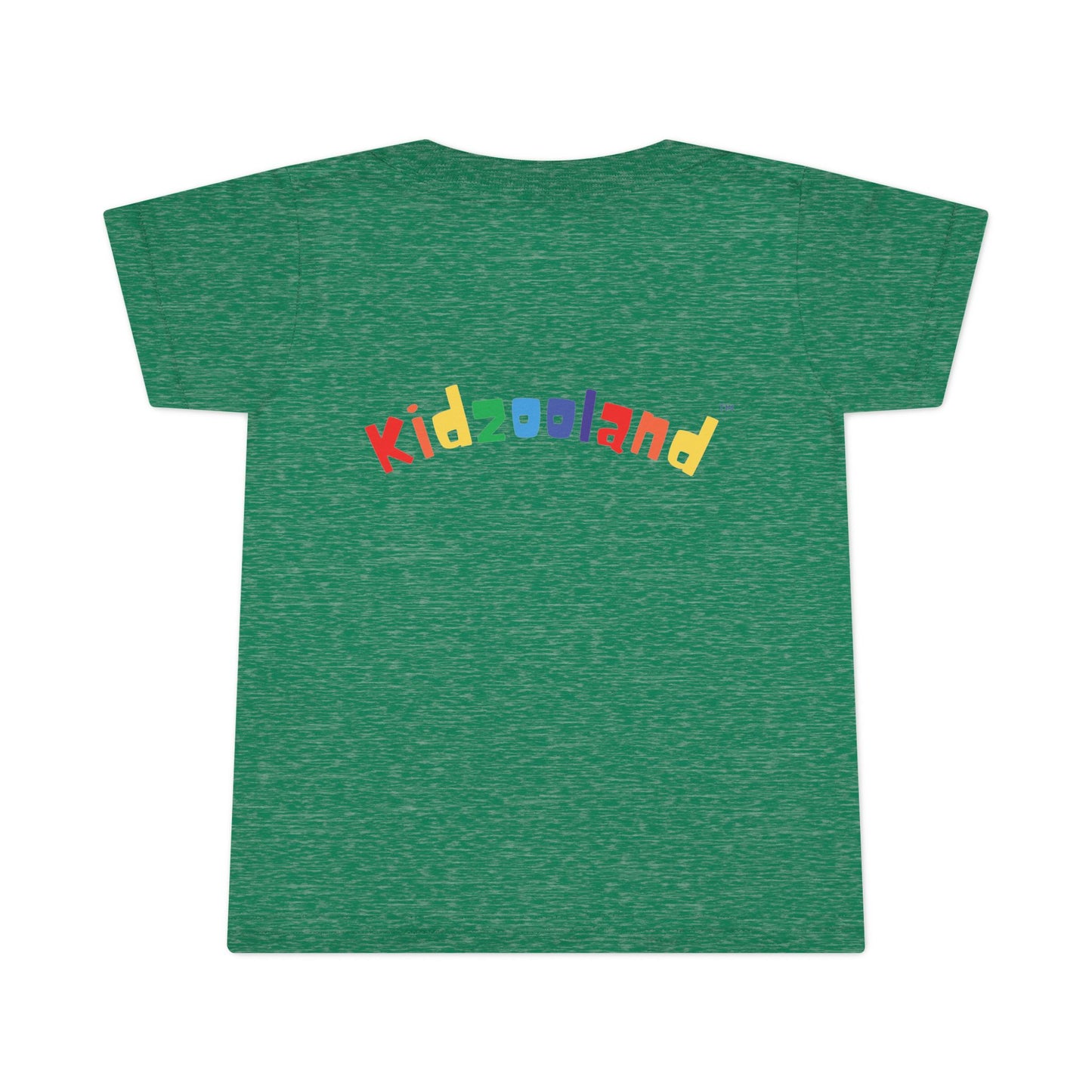 Toddler T-Shirt with Kidzooland Design, Cute Kids Tee, Rainbow Graphic Shirt, Gift for Toddlers, Fun Playtime Outfit, Birthday Present