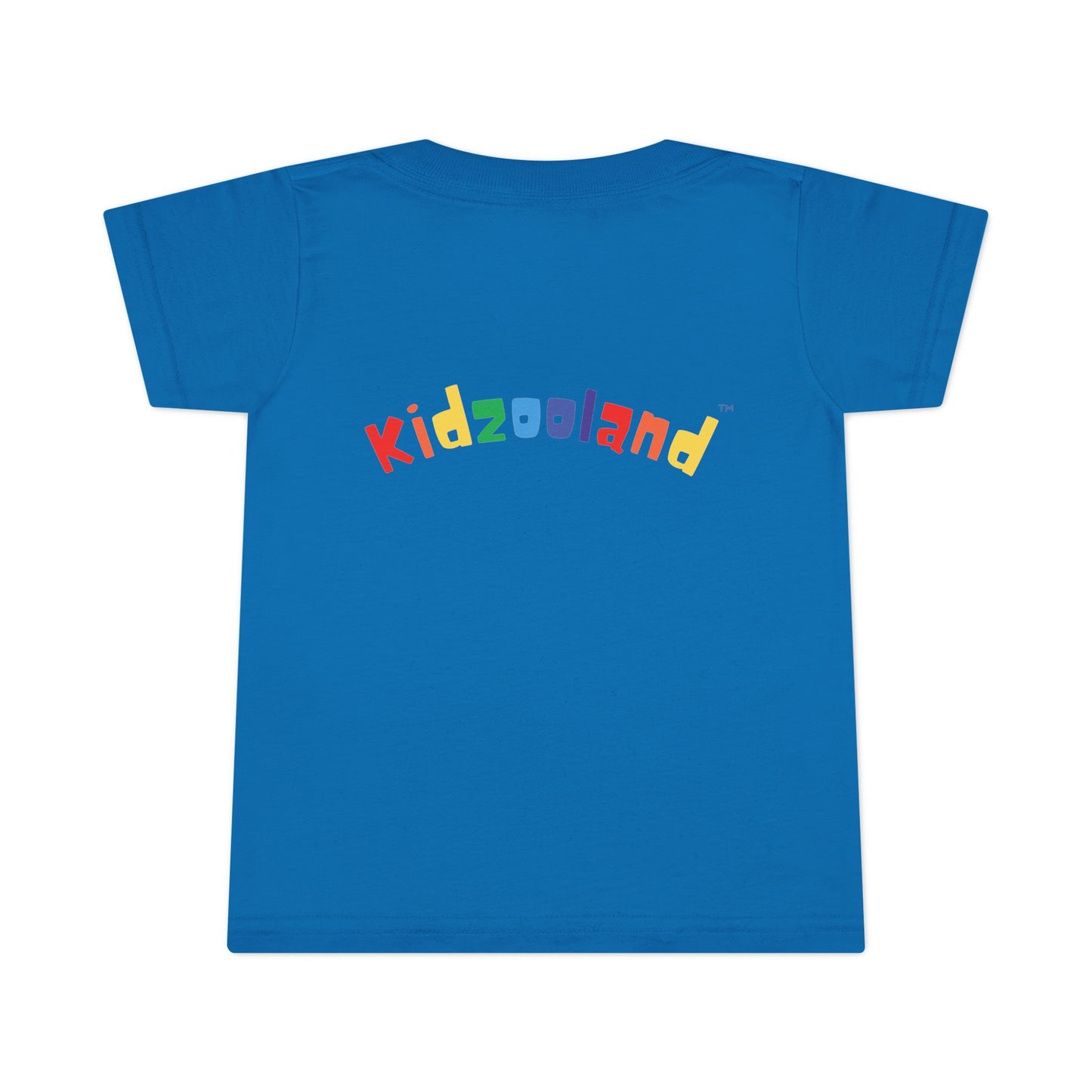 Toddler T-Shirt with Kidzooland Design, Cute Kids Tee, Rainbow Graphic Shirt, Gift for Toddlers, Fun Playtime Outfit, Birthday Present