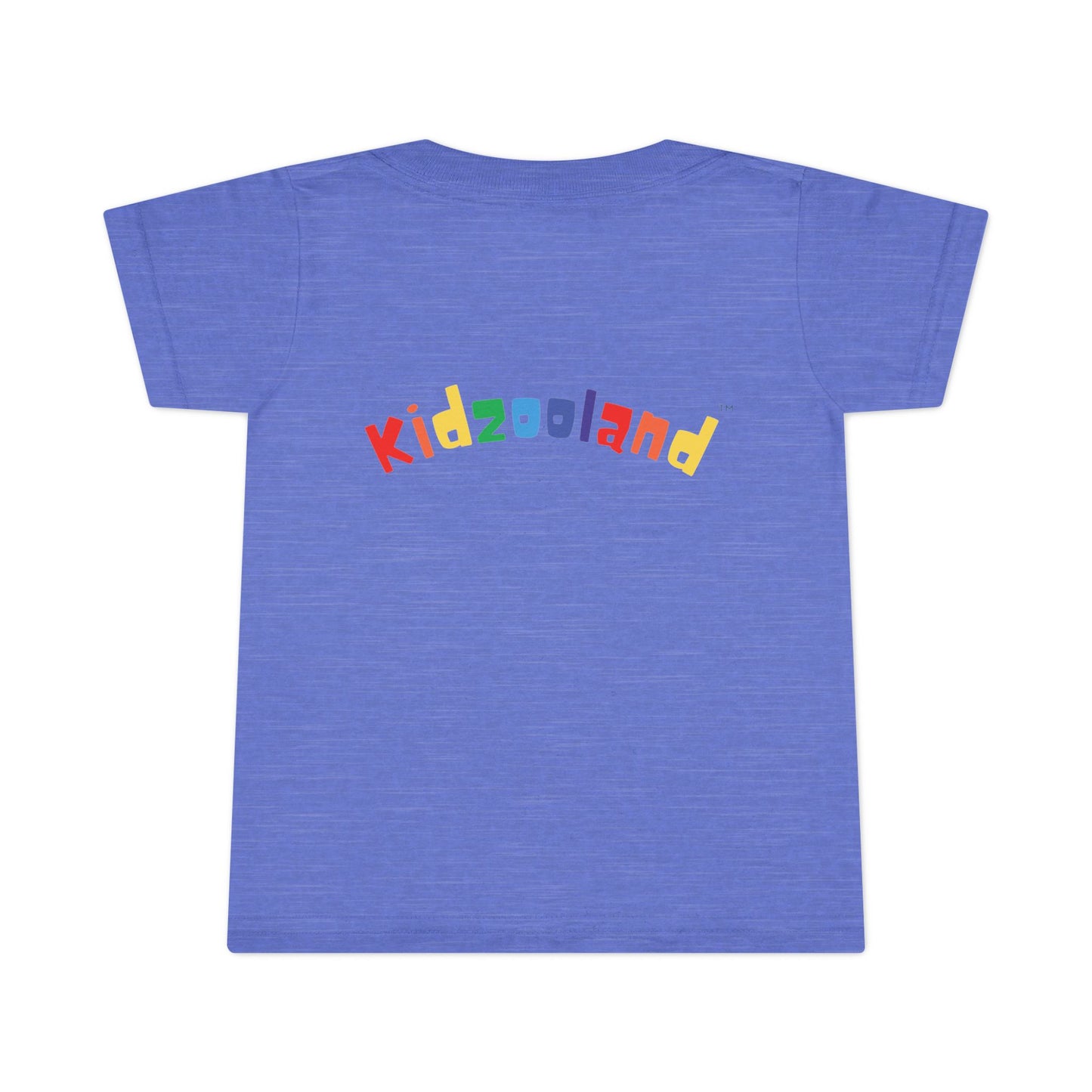 Toddler T-Shirt with Kidzooland Design, Cute Kids Tee, Rainbow Graphic Shirt, Gift for Toddlers, Fun Playtime Outfit, Birthday Present
