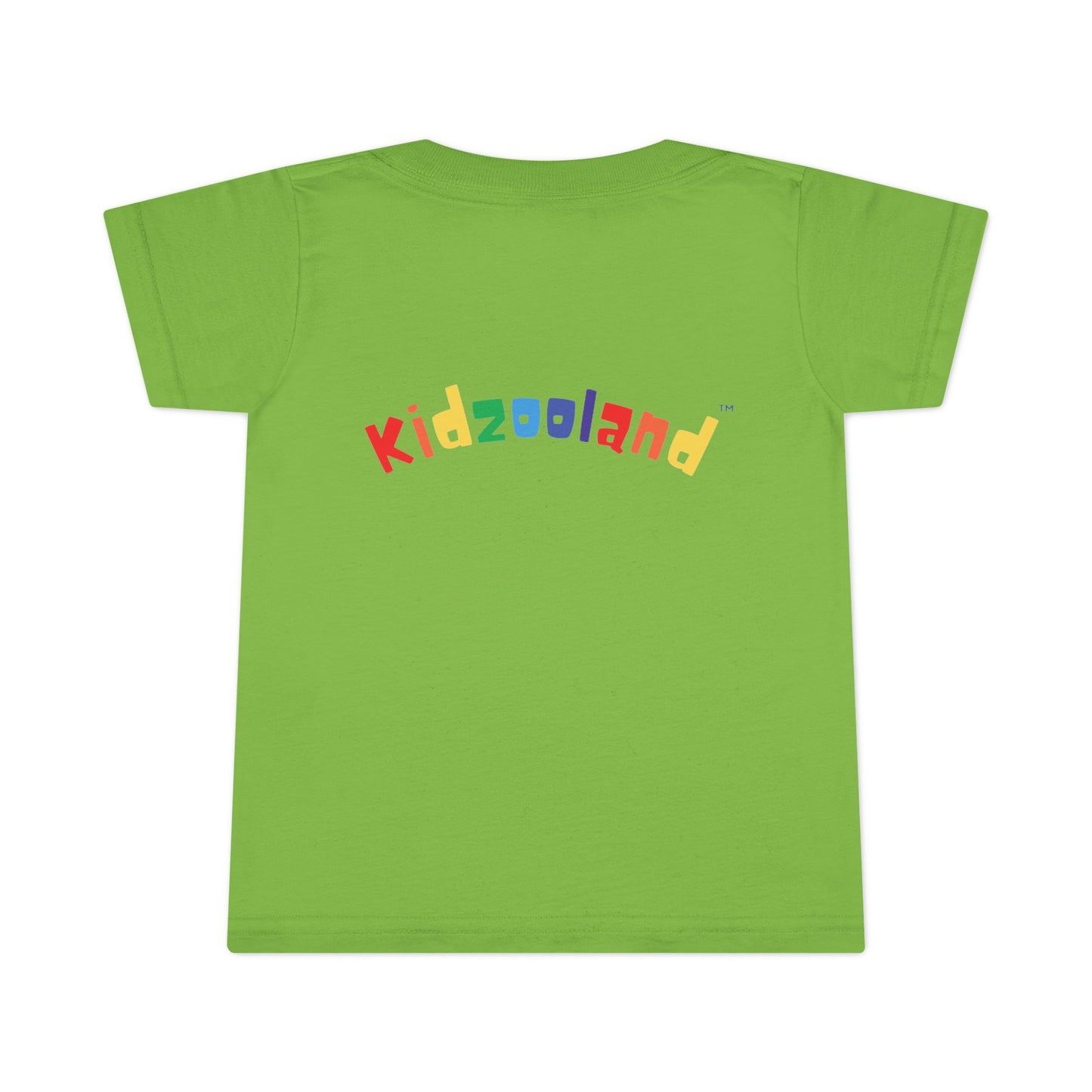 Toddler T-Shirt with Kidzooland Design, Cute Kids Tee, Rainbow Graphic Shirt, Gift for Toddlers, Fun Playtime Outfit, Birthday Present