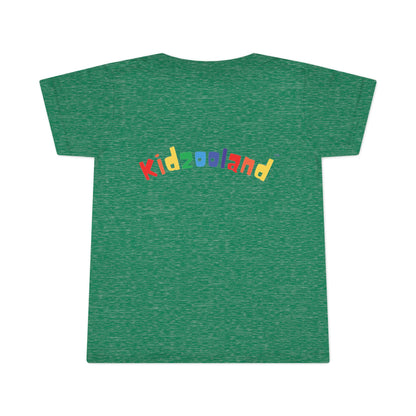 Toddler T-Shirt with Kidzooland Design, Cute Kids Tee, Rainbow Graphic Shirt, Gift for Toddlers, Fun Playtime Outfit, Birthday Present