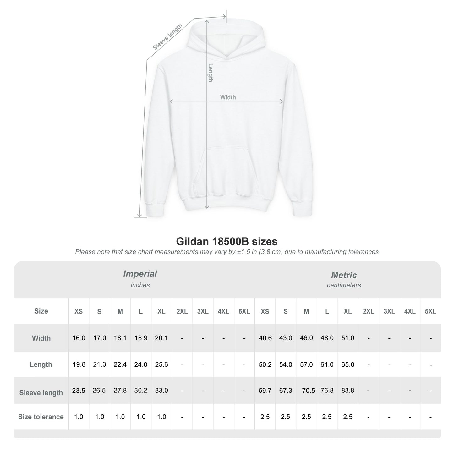 Youth Heavy Blend Hooded Sweatshirt